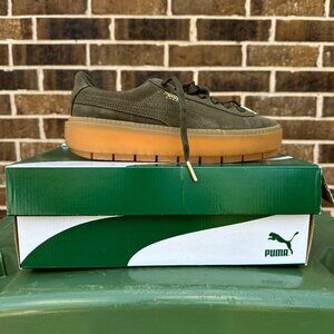 PUMA  - PLATFORM TRACE, WOMEN'S SIZE: 7.5 US, OLIVE NIGHT